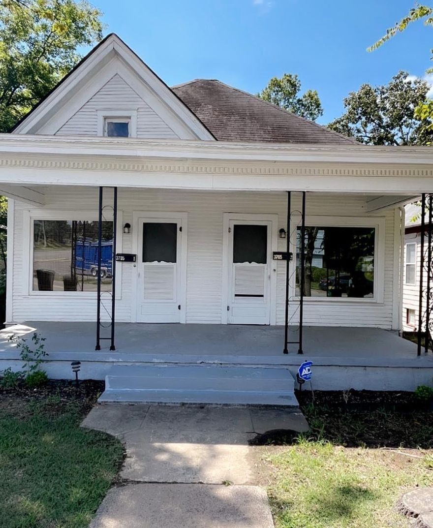 Charming duplex in central Little Rock with two 1BR/1BA unit. Features wood flooring, washer/dryer hookups, gas water heater, detached two-car garage, and outside storage. Sitting on a 0.14-acre lot, it’s a cash-flowing investment with landlord-paid utilities. Conveniently near schools, parks, and easy I-630 access.