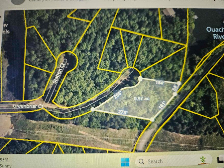 Large overized lot (about 1 acre) on a secluded cul-de-sac with lake views when leaves are droppped.  Build your dream home in a gated community with lake access to Lake Catherine, neighborhood boat ramp, community pool, disc golf course, playground, pinic pavilion with fire pit, basketball court, tennis, and pickleball courts, too. Clubhouse/banquet room, 19th Hole Bar & Grill, 18 hole Golf Course and Pro Shop are available for your enjoyment (golf fees not included in POA dues. Lot dues are $545/yr until you build your house.  POA dues for a home are $1300/yr (monthly pymts available on dues)