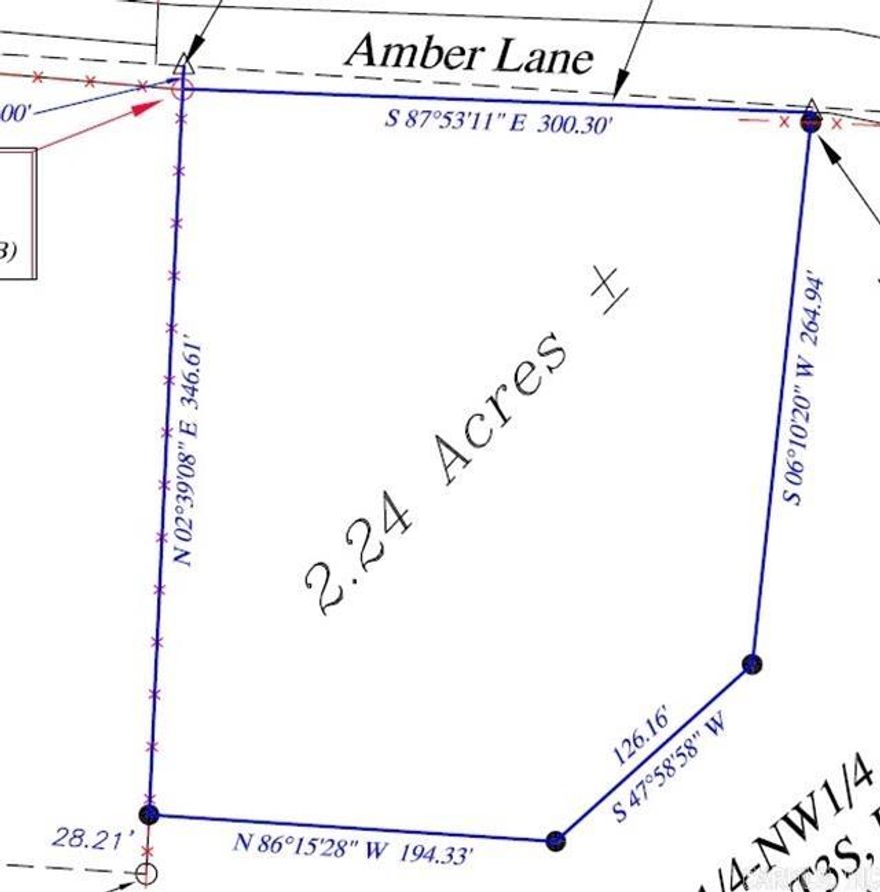2.24 acres  - sold before listed.