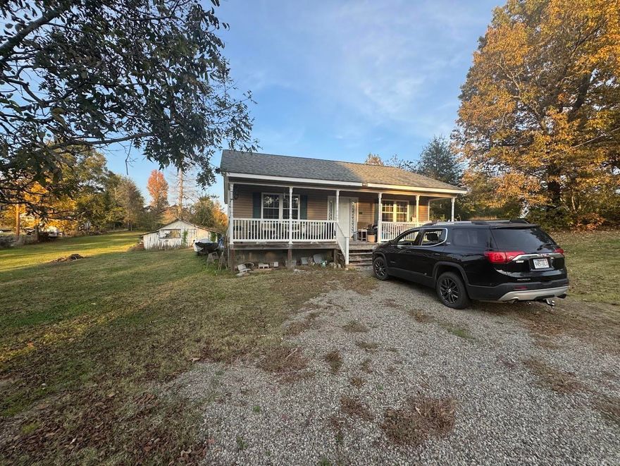 Enjoy peaceful country living with the convenience of being just minutes from town! This charming 2-bedroom, 1-bath home offers an open floor plan that feels inviting. Relax on the front porch, unwind on the back deck, or take advantage of the extra storage with the included shed. Whether you’re a first-time buyer, investor, or empty nester looking for a quiet retreat, this property offers great potential and endless charm. No seller property disclosure available.
