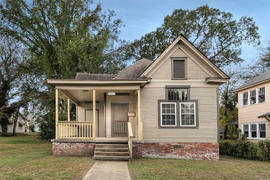 A Premier Investment or First Time Home Owner in the Central High School Historic District. This updated craftsman masterfully blends historic charm - Large front porch, hardwood floors, high ceilings with peace-of-mind improvements: updated kitchen, bath, roof, windows, foundation, new water heater, new window unit, new painting throughout and more! The fenced yard offers privacy, and the home has potential to qualify for AR Historic Tax Credits—enhancing its value and appeal. Buyer to verify terms with Little Rock Planning & Development