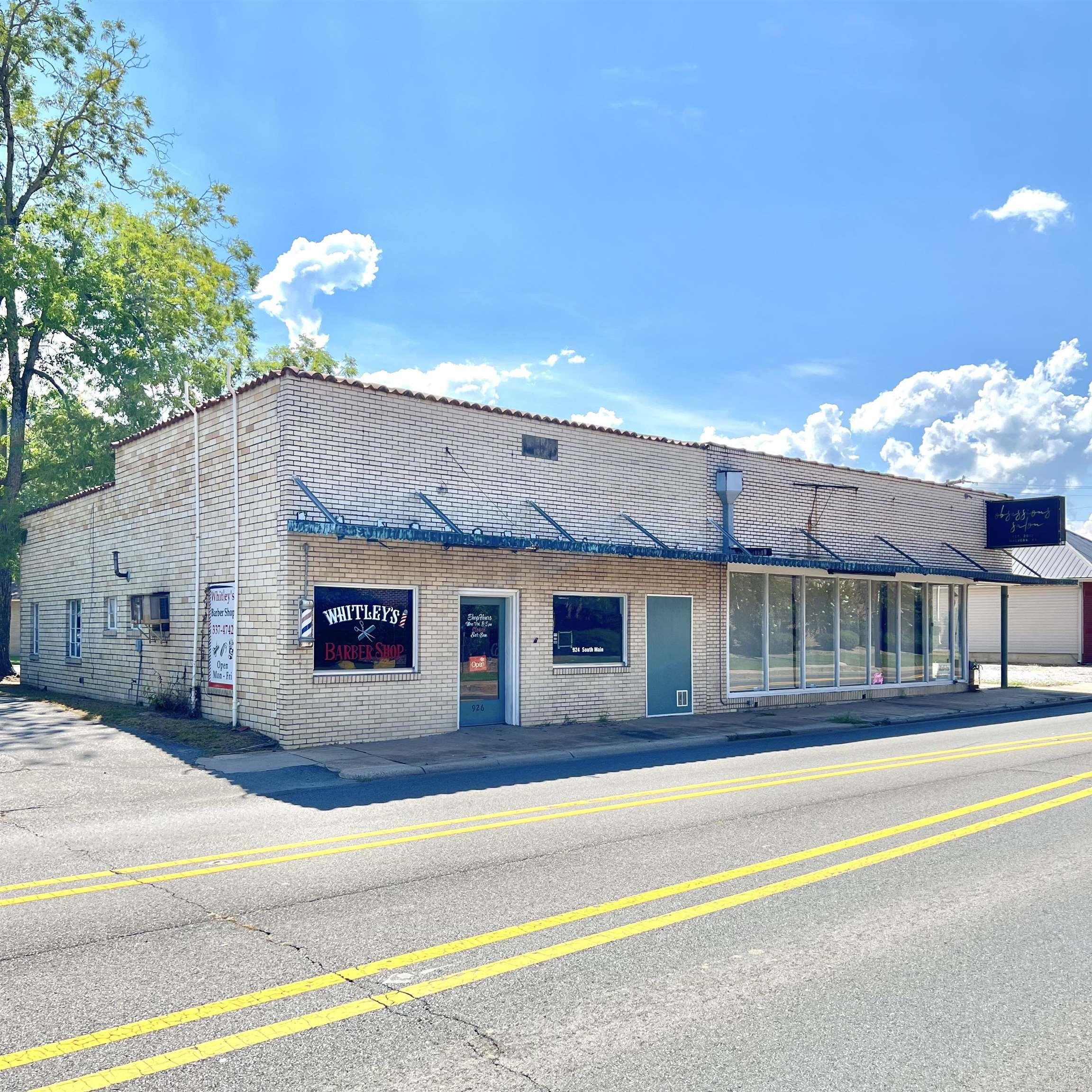 Downtown Malvern GemāEndless Business Potential! Here's your chance to own a high-visibility commercial property right in the heart of historic downtown Malvern, Arkansas! Perfectly positioned on South Main Street, this property sits in a bustling, high-traffic areaāideal for turning your dream business into reality. Currently a well-known salon and barber shop, the space will soon be available as the tenants relocate, giving you a blank canvas to bring your vision to life. Property Highlights: ⢠Two separate parking areas for easy customer access ⢠Additional land for expansion, patios, or creative outdoor use ⢠Prime location for retail, office space, a boutique, studio, or cafĆ©. This well-loved, family-owned property is priced to move and packed with potential. Donāt miss this rare opportunity to purchase property in a growing downtown districtāopportunities like this donāt come around often! Agent see remarks.