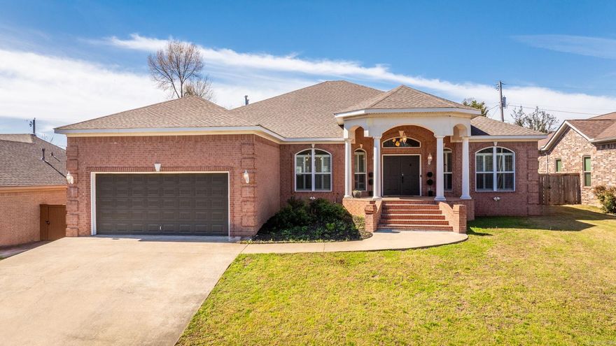 So many updates in this spacious one-level home! Features include newer granite countertops, updated newer black stainless appliances (including a wine fridge), stylish light fixtures, fresh light gray paint throughout, and newer carpet. Roof is approximately 5 years old.This open and inviting floor plan offers a HUGE island and both formal and informal dining areas—perfect for entertaining. The oversized master suite boasts a large bath and walk-in closet, while a separate guest/in-law suite provides ideal privacy.Additional flex spaces include a bonus room/office that could serve as a 5th bedroom or additional living area. All bedrooms feature walk-in closets, and the home is enhanced with extensive trim work and a grand entry.Situated on a .24-acre lot in a cozy neighborhood, this home is conveniently located near everything. A must see!