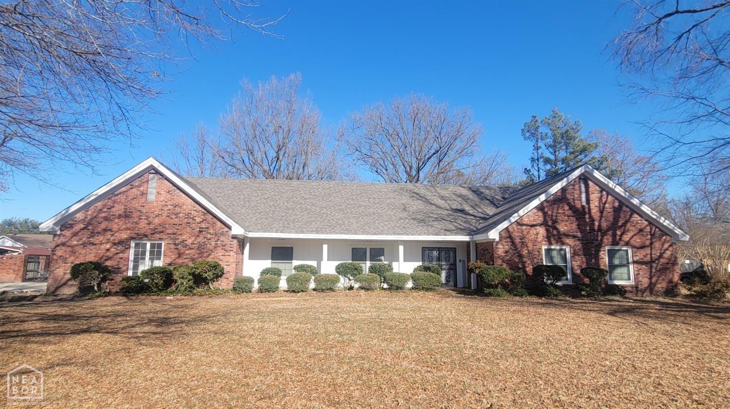 Updated home in Marked Tree within walking distance to the school. This two story home includes 3 bedrooms, 2.5 bathrooms on main level, and 2 bedrooms and 1 bathroom upstairs. Eat-in kitchen with dining area and breakfast bar, separate dining space, and two living areas. Main living area includes gas fireplace and wet bar area. Primary bedroom includes private bathroom with dual vanities, and walk-in closet. Additional office with separate entrance off 2-car garage. Fenced backyard. Seller will pay up to $3,000 of buyers closing costs.