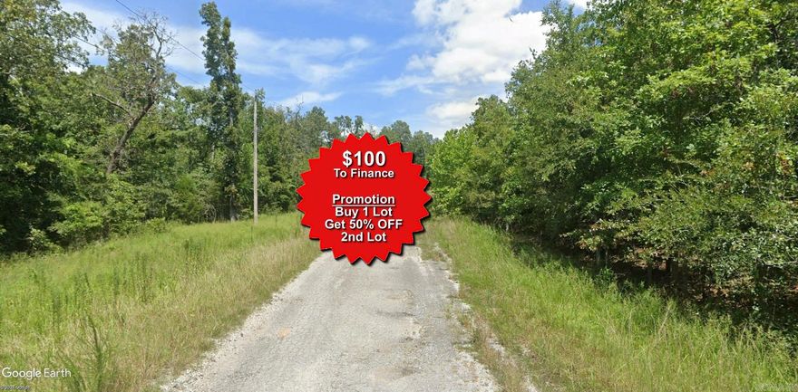 Buy one lot and get 50% off an additional lot! Owner-finance for easy terms. Cash buyers can pay by debit or credit card as well. Nice lot to develop or hold for future value. Public water and electric are available to run to property and will need septic. Owner/agent. No mobiles allowed. 1000 minimum build size on any other type of home, depending on subdivision. Finance is $100 down and 10 months at $99 and closing costs are included. Lots marked with red banner are part of promotion. No limit on lots. Buyer responsible for any/all taxes and lots sold "as-is". Quit claim deed conveys. Parcel ID# 400-21152-000