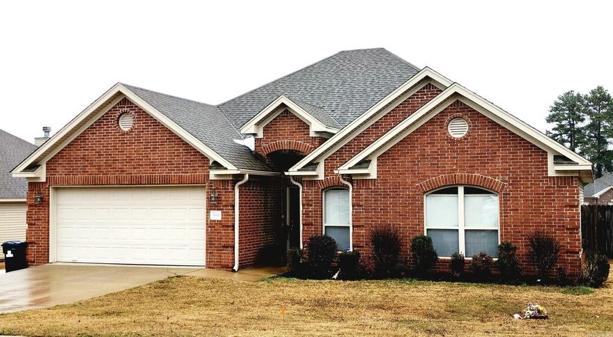 Welcome to your dream home! This 4-bed, 2-bath gem features real hardwood floors, new water heater and microwave, wood-burning fireplace, granite countertops, pantry, and a 2-car garage with extra space. The main bathroom offers 2 closets, a shower, and a tile bath. Enjoy a covered porch and a fully fenced backyard. Conveniently located near Parkway Elementary School and the new Bryant Parkway exit for easy commuting to and from Little Rock. Don't miss out on this perfect blend of comfort and convenience! Agents see remarks.