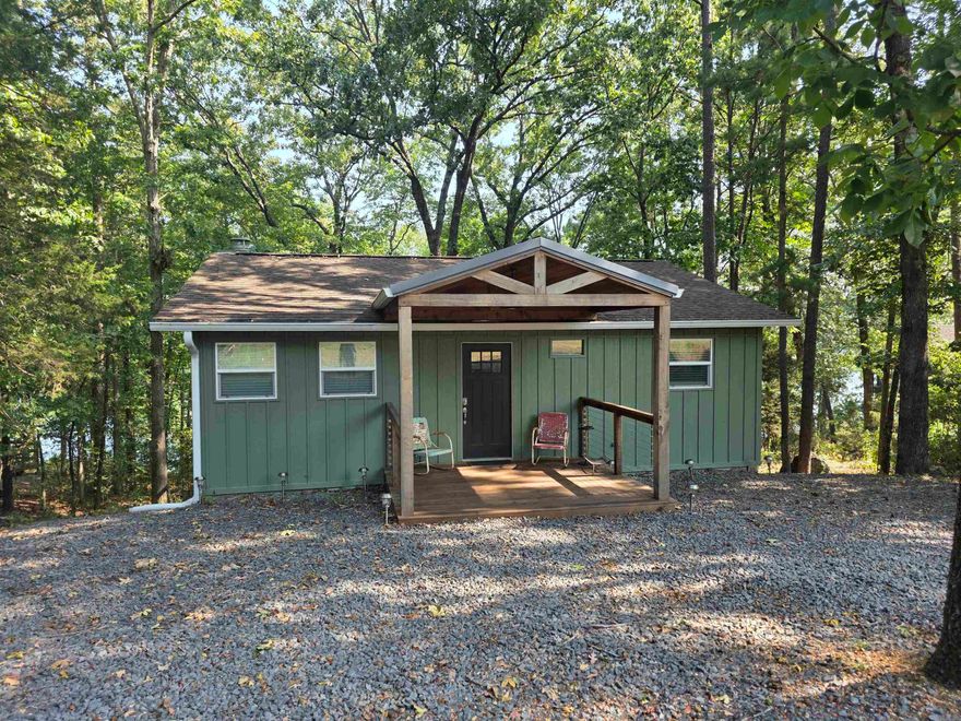 LAKE LIFE awaits you in this almost 1800 sq ft, 4 bed 2 bath LAKEFRONT home. Easy walk to the shoreline and very low white line so your view could really be opened up on this one. It is very rare to have both Lakefront and a good lake view! HVAC is only 2 years old and brand new large deck with cable for an unrestricted view of the lake! Freshly painted new Hardie board exterior and new LVP flooring throughout. This is the first time this home has ever been on the market. Has been in the family since it was built in 1978. You don't want this one to slip by you!