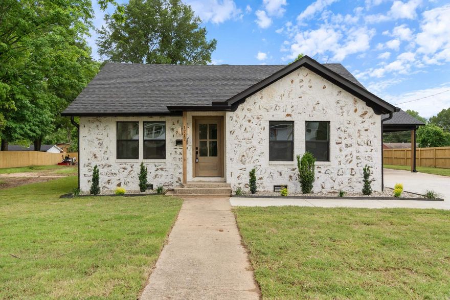 This fully updated 4-bedroom, 2.5-bath home offers a perfect blend of modern comfort and timeless character located just minutes from UCA. The kitchen features sleek quartz countertops, stainless steel appliances, custom cabinetry, and an oversized pantry. Throughout the home, you'll find updated fixtures, durable LVP and tile flooring, and a thoughtfully designed laundry area with a built-in mudroom. The bathrooms showcase beautifully tiled showers, while the spacious covered back patio—with its original custom railing—adds a touch of vintage charm. A large carport and additional storage space beneath the house complete this move-in ready gem that’s full of thoughtful upgrades and character. Agents see remarks.