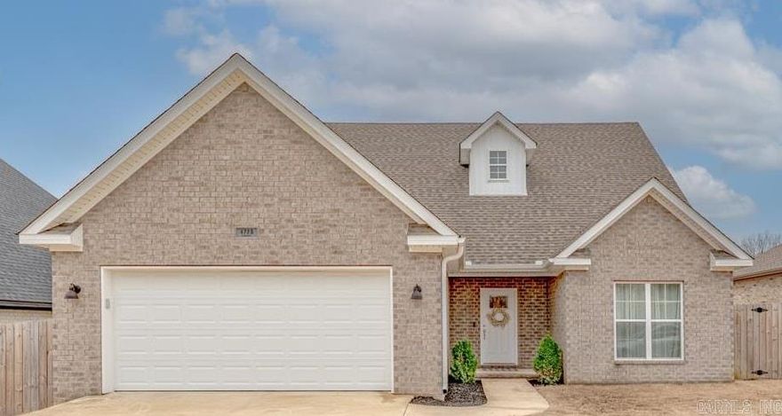 Welcome to Market 4725 Edgemont Dr of the Edgemont Sub within the Nettleton School District in Jonesboro, AR. Situated on a .19 +/- acre lot is a 2022 built all brick beauty offering 4 bedrooms, 3 bathrooms, and 2,007 sf of well laid out living space. The exterior features brick construction, architectural shingles, a 2 car garage, covered back porch, and a wooden privacy fenced backyard. The interior holds an open concept living/dining area w/ electric fireplace and an eat-in kitchen accented by granite countertops and a walk-in pantry. The primary suite features a walk-in closet and en-suite bathroom w/ dual vanity, separate tub, and tiled shower. Two additional guest bedrooms, a full bathroom w/ shower/tub combo, and laundry room complete the main level. Upstairs holds a flex room suitable for an office, additional living space, or fourth bedroom and 3rd bathroom w/ shower/tub combo. You'll love that it's all electric and move in ready. Conveniently located near I-555, 49N, Arkansas State University, NEA Baptist Hospital, Jonesboro Municipal Airport, and 65 minutes to Memphis, TN. Call today to schedule your tour and make this well maintained and turnkey house your home.