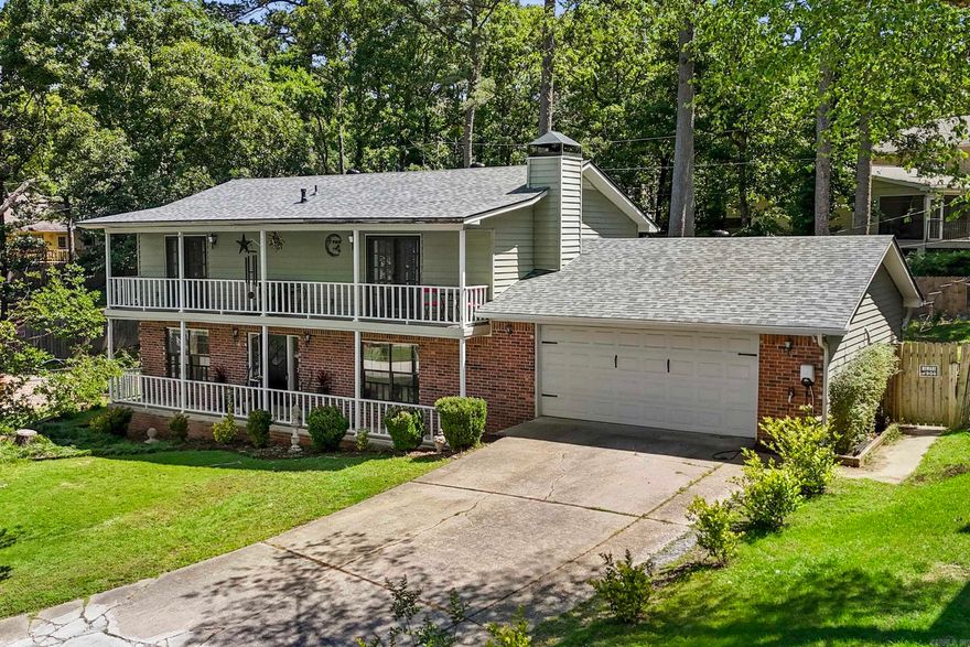 Welcome to the ultimate entertainer’s dream! This beautifully updated 4-bedroom, 2.5-bath home offers over 2,300 square feet of inviting living space designed for both everyday comfort and unforgettable gatherings. Inside, you’ll find oversized living and dining areas perfect for hosting family holidays, game nights, or cozy evenings at home. The recently painted interior gives the home a fresh, modern feel, while the galley-style kitchen features a charming eat-in area ideal for casual mornings and busy weeknights. Upstairs, the spacious primary suite feels like a private retreat with its own balcony, oversized layout, and ensuite bath. Three additional guest bedrooms share a full bath, offering plenty of room for family, guests, or a home office setup. Step outside to your own backyard oasis featuring an impressive 18x36 pool with a newer liner, brand-new pump, and filter, ready for endless summer fun. Major updates including a brand-new roof, updated bathrooms, new hot water heater, and whole-house Generac generator provide peace of mind for years to come. Agents see Remarks for full list of updates.