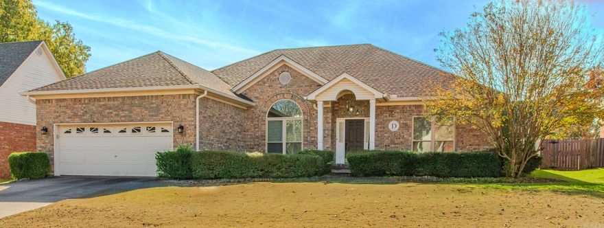 Updated all brick with 3 bedrooms (split plan) and 2 baths. 6 yrs. ago new interior paint, flooring and light fixtures. Heart of the home is the large great room with double trey ceiling & firepl. for the chilly winter evenings is open to formal dining for those special holiday gatherings. Kitchen offers plenty of workspace and cabinets. Convection stove, dishwasher (2 yrs). Primary bedrm. with trey ceiling offers large walk-in closet, bath with double vanity, jetted tub and separate shower. Backyard w patio great for summer entertaining, privacy wood fence and 8x12 storage building newly painted and roof. Minutes from freeway, shopping and dining. Don't miss out on this special home,