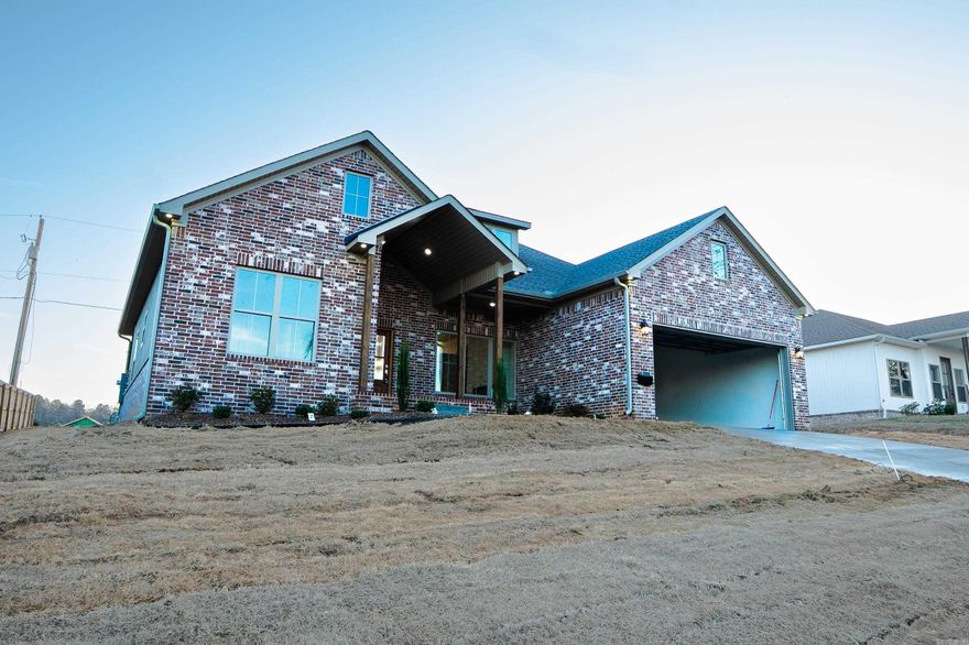 Welcome to your future home—where modern design meets everyday comfort in a space ready to reflect your style. This brand-new construction is taking shape beautifully, with brick now on and sheetrock up, giving you a clear vision of the layout and finish. Enjoy an open floor plan perfect for hosting friends or relaxing at home, a gourmet kitchen with quartz countertops and stainless steel appliances, and a luxurious primary suite featuring double vanities, a soaking tub, separate shower, and spacious walk-in closet. Additional features include a covered back porch for outdoor enjoyment, a two-car garage, and a level yard with sod to be installed. Don’t miss this exciting opportunity to personalize your first home!       See agent remarks