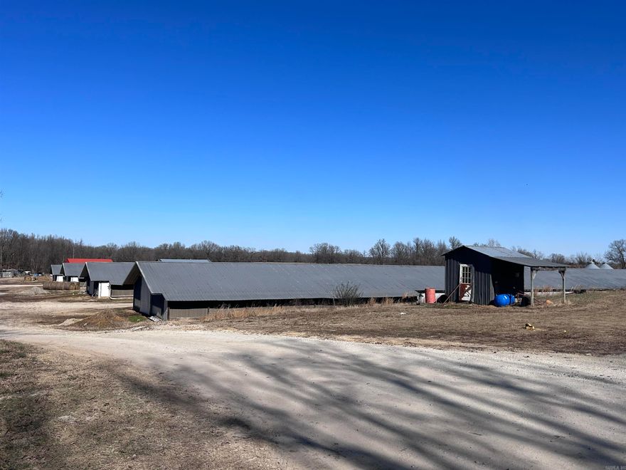 Poultry farm with 4 chicken houses.  The houses are 40X450 and they are currently contracted with PECO.  IF you are looking to diversify your investment portfolio, this property could be the ideal spot.  This property also offers plenty of room for expansion, living quarters, stacking barns, and much more.  Do not miss your opportunity to purchase this unique property!