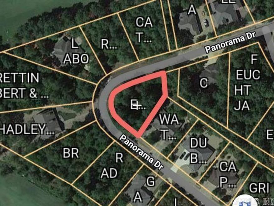 Flat lot across the street from Isabella (Pinta) #1 fairway.  Lot 007 Block 15 Cielo Subdivision, Saline County, Hot Springs Village AR  $300 Buy-In fee for HSV POA for first time buyers.