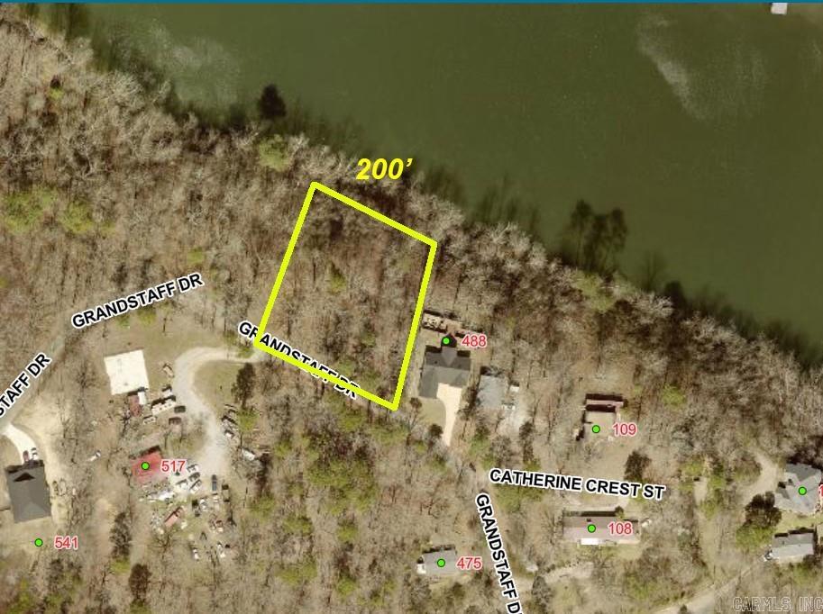 Enjoy the beautiful vista view of Lake Catherine and the hills surrounding Hot Springs from this lake lot just minutes from downtown or I-30.