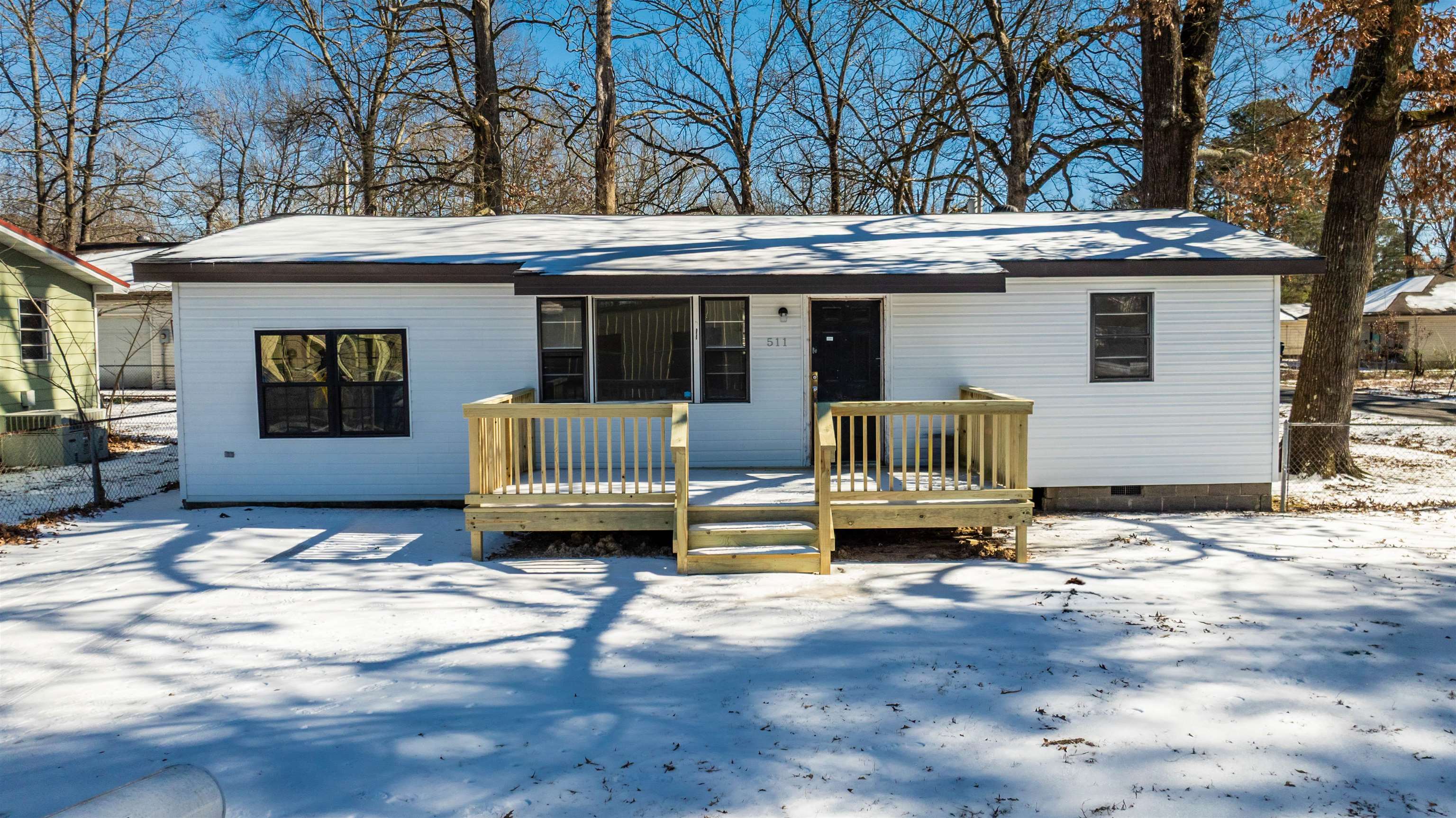 This beautifully updated home with a NEW ROOF sits on a flat corner lot less than a mile from Cabot High School and just 1.5 miles from the highway, offering both convenience and accessibility. Recent upgrades include a new front porch deck, LVP flooring, fresh paint, and modern light fixtures, giving the home a stylish and refreshed look. The kitchen and bathroom feature brand-new cabinets, with the bathroom undergoing a total renovation that looks absolutely amazing. Additional highlights include a designated laundry room and a separate storage room for added convenience. Move-in ready and perfectly located, this home is a must-see!