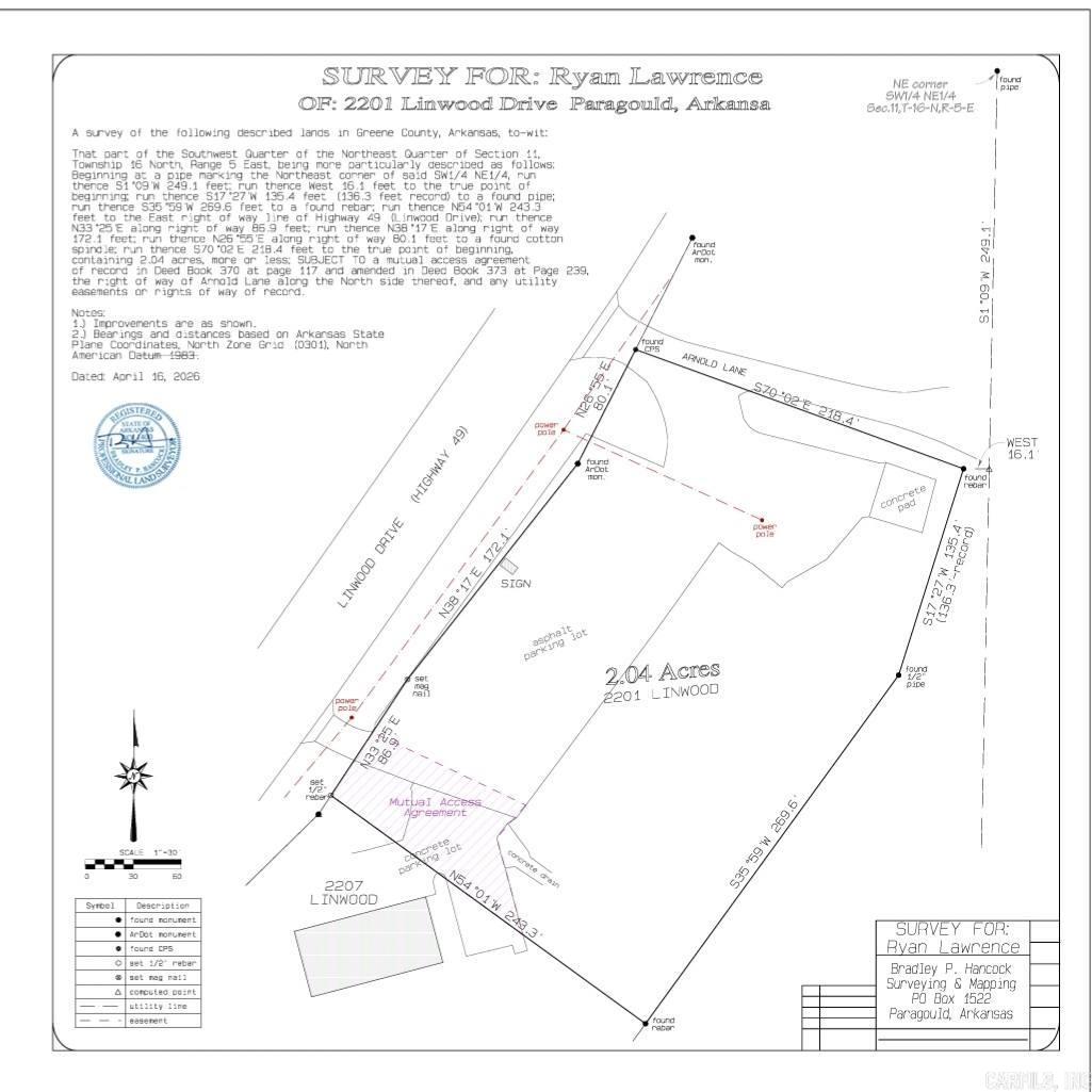 Not in Subdivision - Commercial Sale