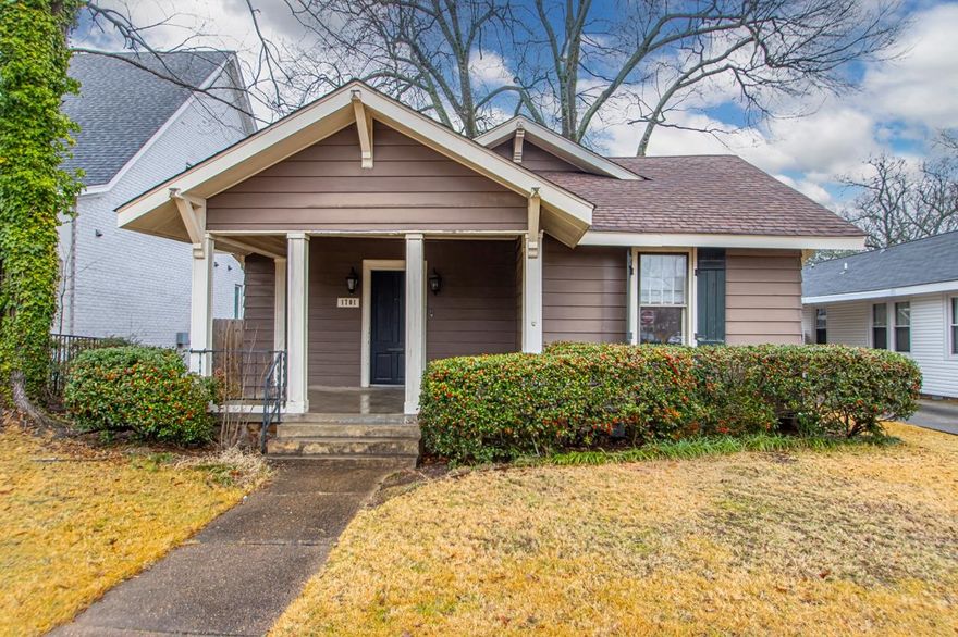 This charming bungalow in the Heights is a delightful gem! Its one-level layout includes three bedrooms and one bath, with an open-concept design that seamlessly integrates the kitchen and den. The home is bathed in natural light, creating a warm and inviting atmosphere. You'll appreciate the separate laundry room, complete with built-in cabinets for added storage convenience. The fabulous front porch offers picturesque views of green space and Forest Park Elementary School, making it a perfect spot to relax. The spacious, flat lot features rear alley access and a large backyard with a deck, providing ample room for entertaining and play. Plus, the property is conveniently located within walking distance to the Heights' shops, restaurants, and other amenities. This home truly combines comfort and convenience in a desirable location! *Agents See Remarks*