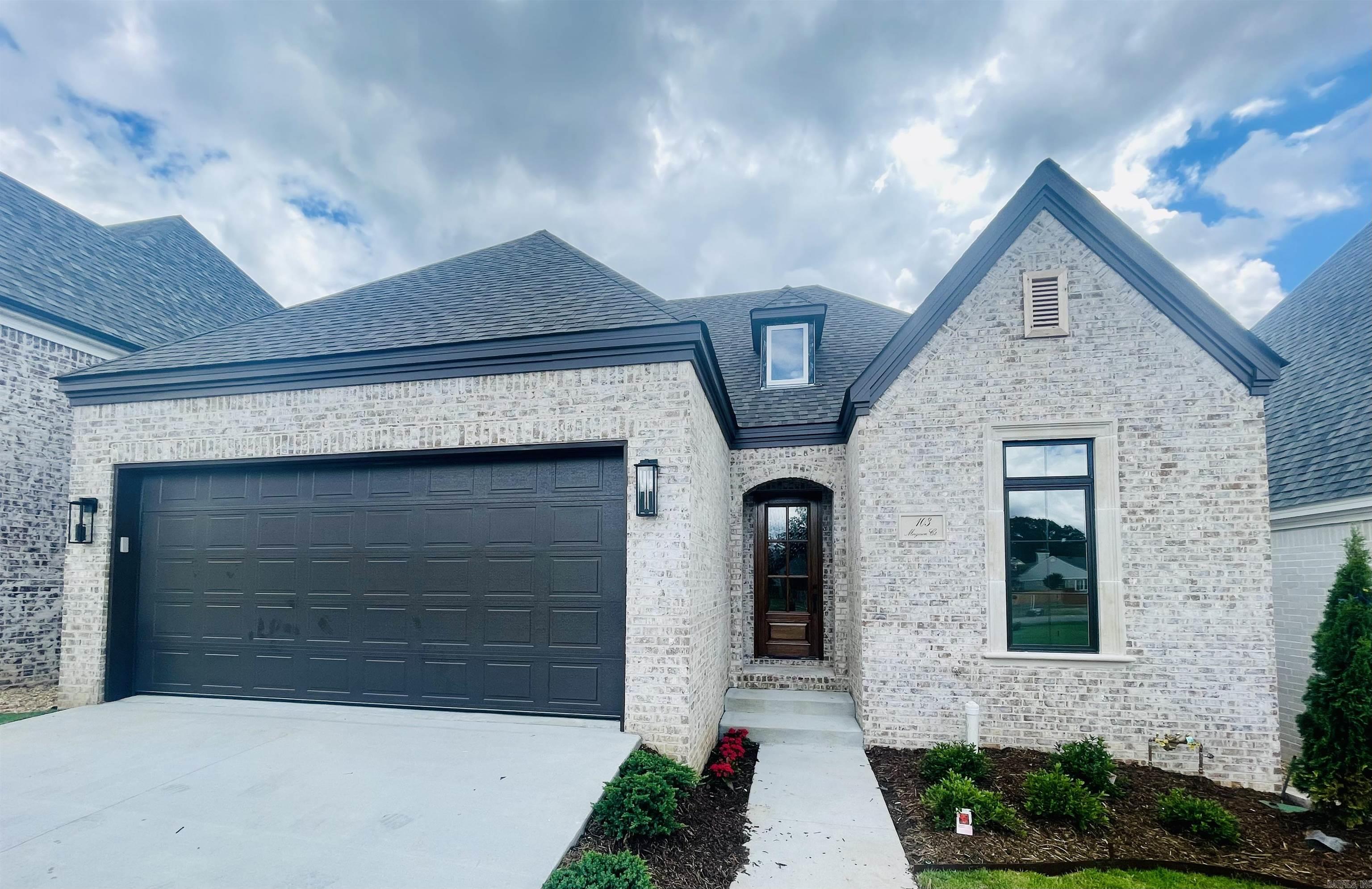 Beautiful new construction home in gated community centrally located to many amenities. Timeless transitional designs and one level living. Spacious rooms with tall ceilings and lots of natural light. Custom hardwoods, porcelain tile and carpet flooring. Brick & stone entryway leads into spacious foyer that opens to large living space. Open floor plan. Beautiful kitchen w/SS appliances. Custom cabinets & breakfast bar. Pantry. Primary suite apart w/dbl sink vanity, soaking tub, shower & walk in closet. Sep. laundry room. Flat fully fenced backyard. Pella Windows. Covered Veranda. Subdivision Belvedere for cook outs, walking pets and relaxing sunset nights. Beautiful home with pre completion price adjustment. Completion date 6/30. Take advantage of this promotional price today.