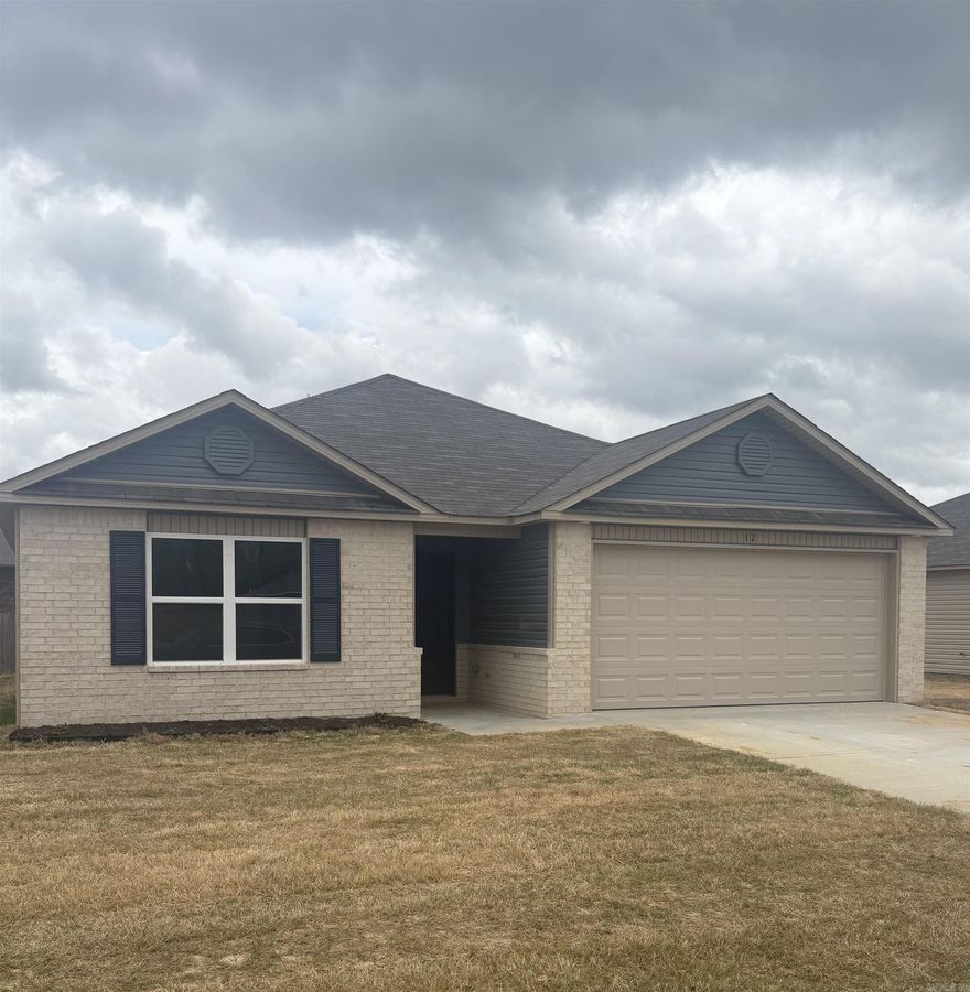 The Foster II plan is a charming and inviting home design that exudes curb appeal with its front porch and well-maintained front yard landscaping, creating an inviting atmosphere right from the curb. This open-concept home provides a spacious living experience with 3 bedrooms and 2 bathrooms, ensuring ample room for comfort and privacy. The kitchen is a standout feature of the home, boasting a complete set of energy-efficient appliances that cater to modern needs and preferences. Whether you're cooking daily meals or hosting gatherings, the Foster II plan offers functionality and style. Explore more about this delightful home today to see how it can meet your lifestyle preferences and needs!   **SEE SHOWING REMARKS & AGENT REMARKS FOR IMPORTANT INFORMATION**