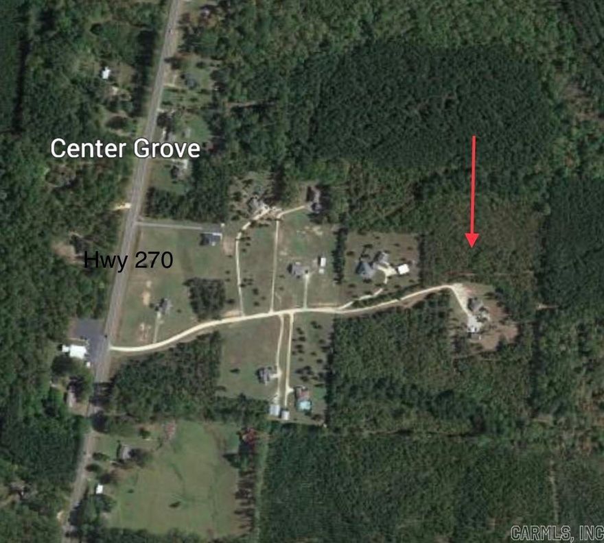 Nice place to build your farmhouse secluded in the woods.  Very convenient location off of hwy 270 E.  Only 6 miles to town.  You've been looking for a place like this to hit the market so don't hesitate to take a look at it.