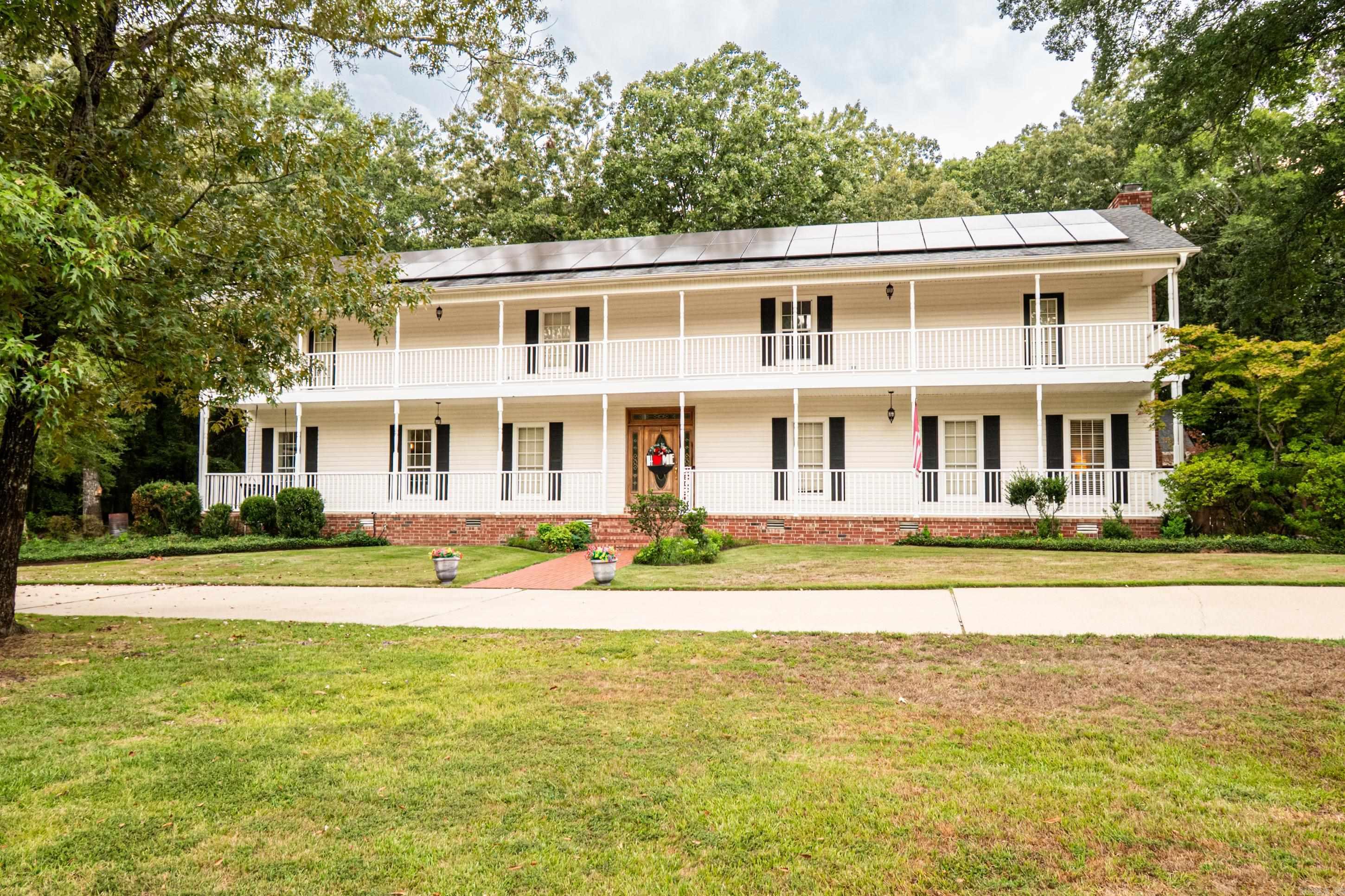 This 3,740 sq ft two-story home offers 5 bedrooms, 3.5 bathrooms, and sits in a quiet neighborhood with no through traffic, just on the edge of town for both privacy and convenience. Step inside to find a beautifully remodeled interior featuring new floors, fresh paint, added insulation, smart home features, and modern appliances—including tankless water heaters and a new ice maker. The home also boasts a new deck, a balcony with a view, and a striking exterior design that sets it apart. The backyard is built for entertaining with a sparkling pool, updated pool pump, and a pool house. Solar panels are fully paid off, keeping electricity costs at an incredible $13 a month. A rare blend of size, style, and efficiency—this home is move-in ready and designed for comfortable living.