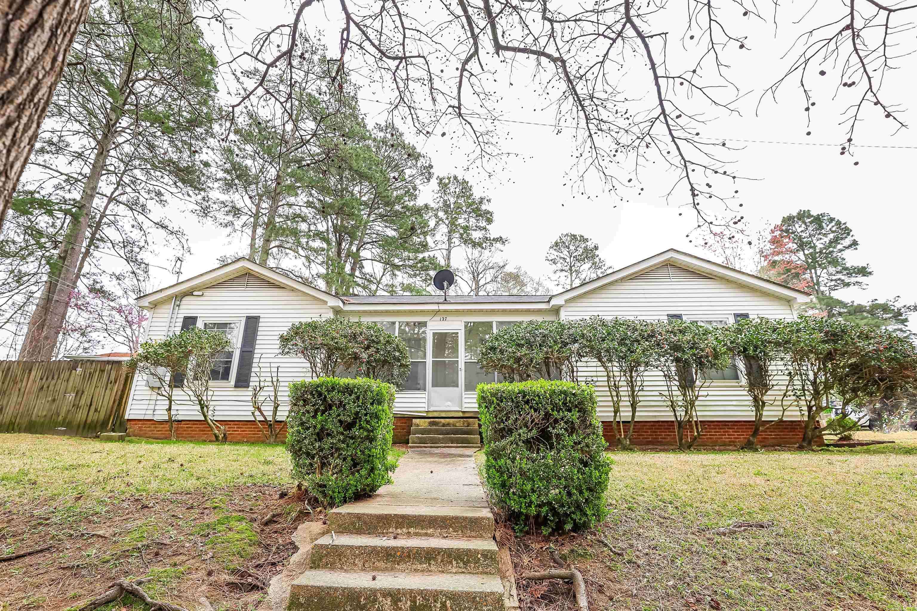 Cute house on a quite street. Both bathrooms have been updated as well as new tiled back splash in the kitchen. All appliances including fridge and dryer remain.