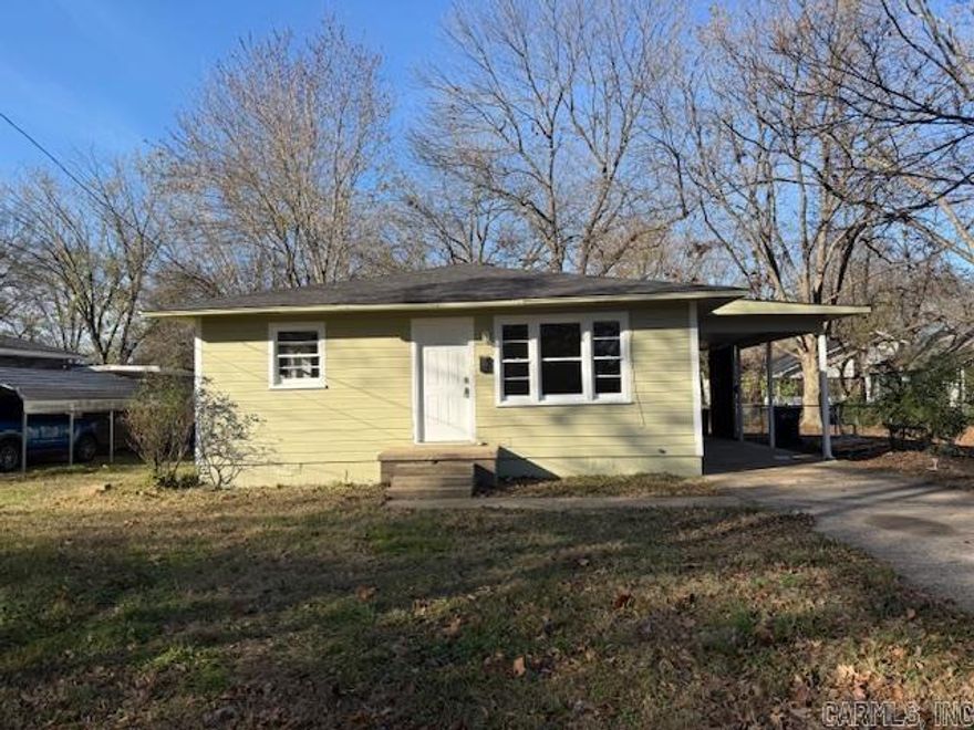 Great home for first time home buyers, those wanting to downsize or investors. Hardwood flooring in the living room, dining area, and one bedroom. The other two bedrooms have new luxury vinyl flooring and are freshly painted. The entire exterior of the house has been painted within the last month. The roof is only 4 years old. Water heater is 1 year old. The backyard is fully fenced and is a very nice size. Storage shed, refrigerator and the washer/dryer convey.