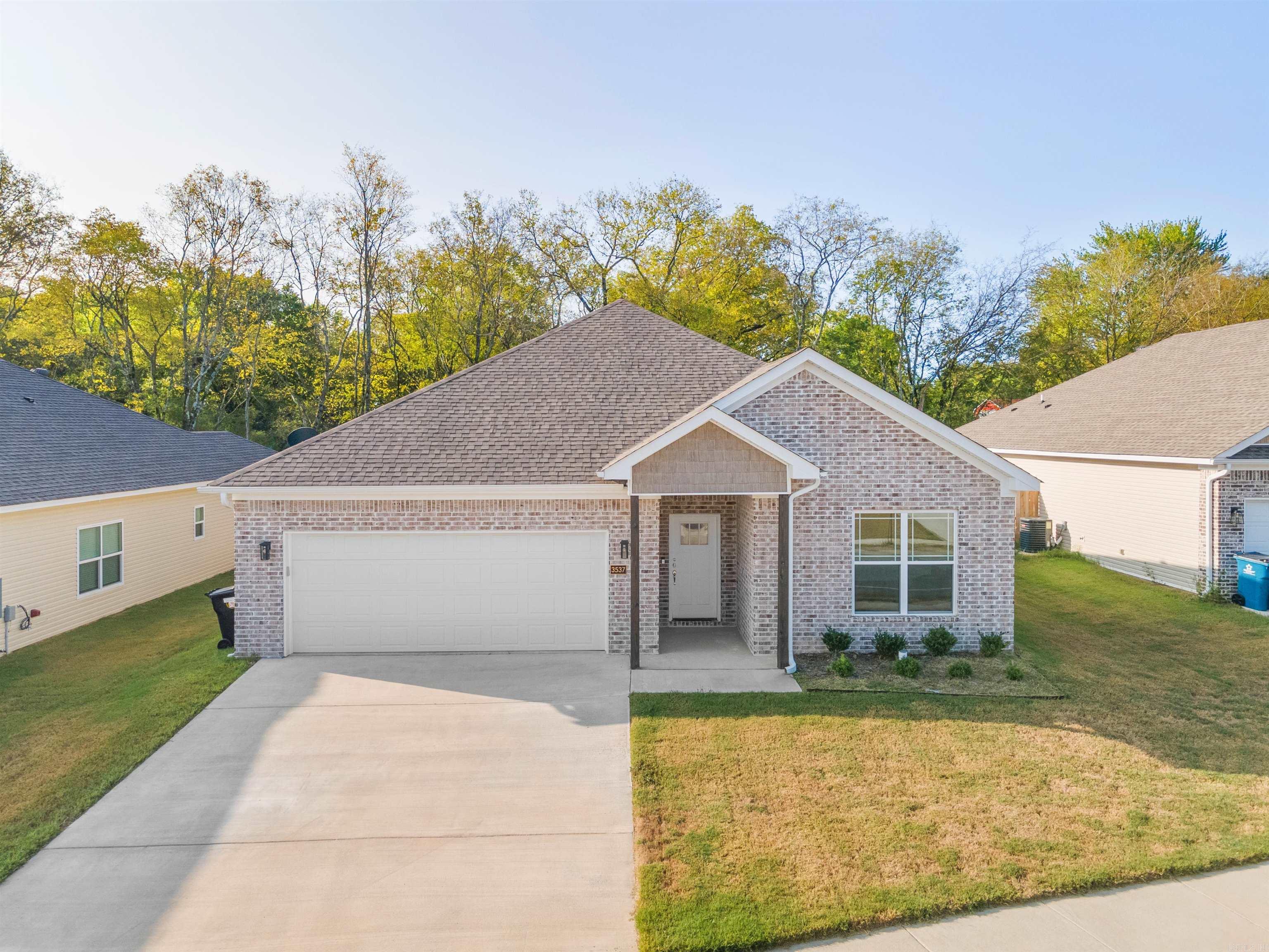 Better than New Construction. Move in Ready! New Screened in Porch and Fully Fenced just waiting on You! Home on a Level Lot in a New Subdivision of Bryant. Located close to all amenities and highway access. 3 Bed / 2 Bath with an Office. Open Floor Plan. Luxury Vinyl Floors Throughout. Split Floor Plan. Open Kitchen with Stainless Steel Appliance, Granite Countertops & Two Pantries. Laundry Room Off the Kitchen with Extra Storage.  Large Living Space with Abundance of Light. Spacious Primary Bedroom w/ Walk-In Closet. Beautiful Primary Bathroom with Double Vanity and Walk-In Shower.  2 Other Bedroom with Separate Full Bathroom.  2 Car Garage. Enjoy the Backyard while Sitting in your Screened in Porch or around the Fire Pit. Call to Setup a Showing Today! See Agent Remarks.