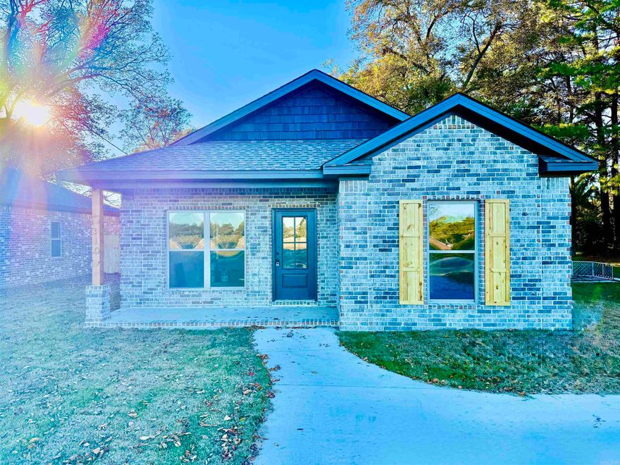 This beautiful new home blends modern style with small town charm. Featuring 3 spacious bedrooms, 2 bathrooms, and a bright open layout, this home was designed for comfortable living. The kitchen offers sleek finishes and plenty of storage, while the master suite gives you the privacy and space you've been looking for. Outside, you'll love the brick exterior, wood shutters, and covered front porch. Call today for a private showing!