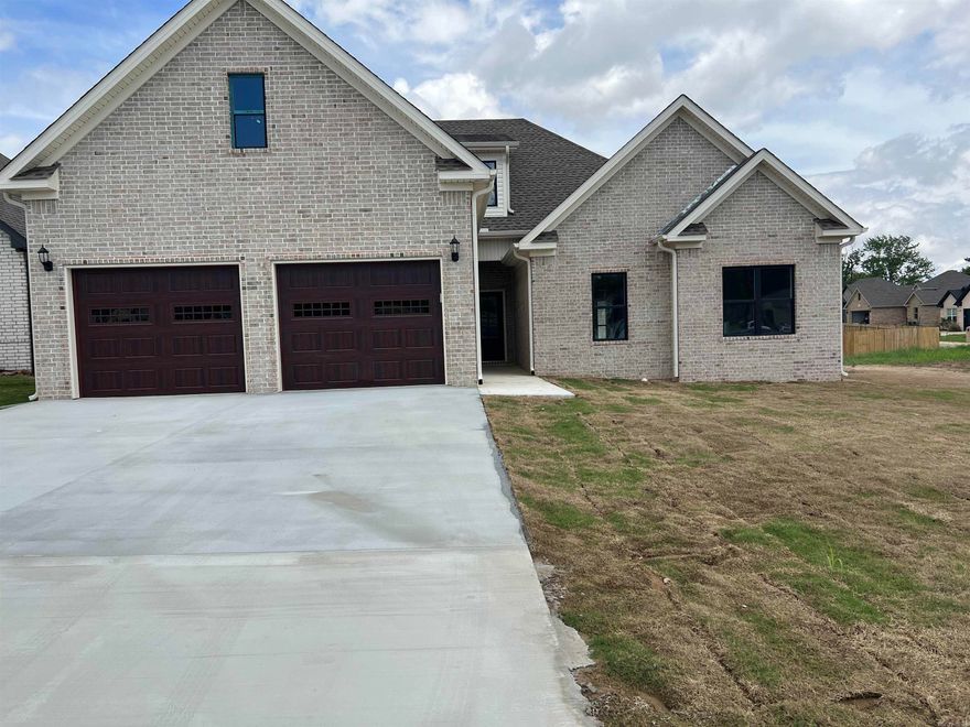 Stunning New Build in Sierra Hills subdivision with 4 bedrooms, 3 baths, and 2297 sq ft. This brand-new home offers modern luxury and thoughtful design throughout. With 4 bedrooms and 3 full baths, there's room for everyone to relax and enjoy. Step into a bright, open floor plan featuring luxury vinyl plank flooring, a beautiful gas fireplace, and a gourmet kitchen equipped with whirlpool appliances, granite countertops, and custom cabinetry. This home has quality features throughout. The spa like primary suite boasts a free-standing soaking tub and a beautifully tiled shower, double vanities, separate water closet, and a walk in closet, creating the perfect retreat. The 4th bedroom or luxurious flex space has its own full bath- and is ideal for an executive office, guest retreat, gym, or playroom. The possibilities are endless! Enjoy your morning coffee on the back porch or host gatherings on the extended patio-which is ideal for indoor outdoor living. Crafted for comfort and style, this property delivers the space and sophistication today's discerning buyers expect! Don't miss your chance to own a gorgeous new construction home in Sierra Hills- schedule your showing Today!