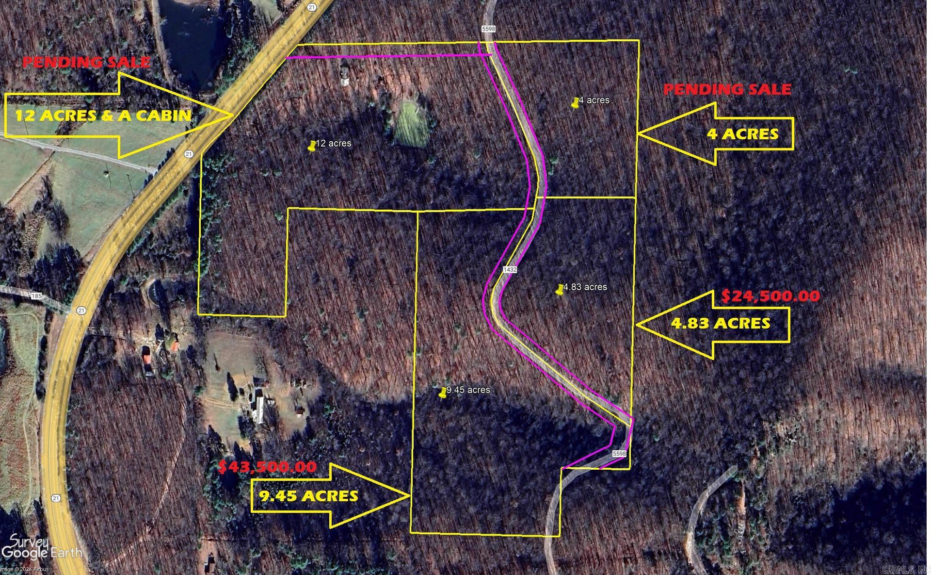 JOINS THE NATIONAL FOREST ON THE EASTERN BOUNDARY LINE! EXCELLENT CABIN, CAMPER, OR HUNTING LOCATION WITH ACCESS TO MILES & MILES OF USFS ROADS TO EXPLORE THE OZARK MOUNTAINS.ALL WOODED IN MOSTLY LARGE RED & WHITE OAKS. HAS A TIMBER VALUE! ADJACENT TO HISTORIC DEVIL'S KNOB FIRE-WATCH LOOK-OUT TOWER TRAIL. 3/4 MILE FROM THE NEWTON COUNTY LINE. CLOSE TO BUFFALO RIVER, THE GLORY HOLE, & MORE. THIS TRACT OUTLINED IN BLUE ON AERIAL/TOPO PICS. ***ALMOST 9.5 ACRES AVAILABLE ACROSS THE ROAD TOO!