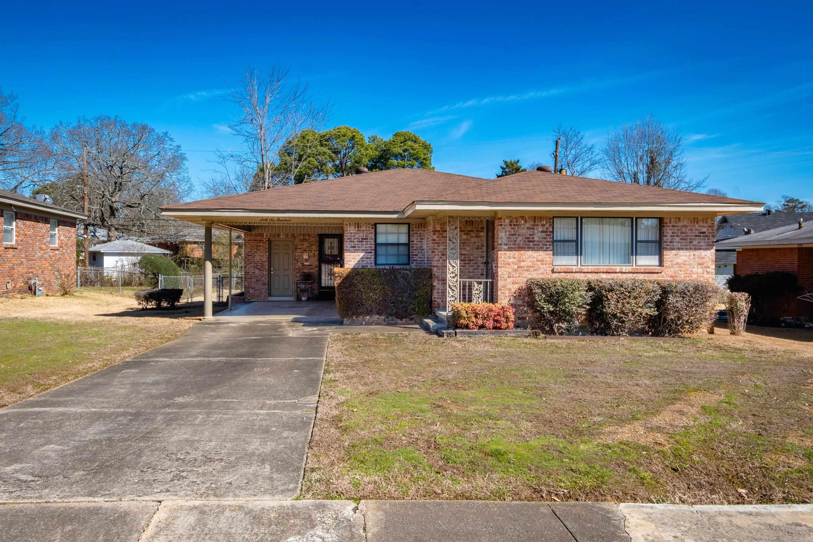Well Maintained Home: 1341 sf, 3 bedrooms, 2 full baths home. Features eat in kitchen with white painted cabinets, separate living room, separate dining room. Spacious bedrooms and ample storage. Updates approx. Storm doors, HWH, roof, H/A and roof are all approximately 8 years old. Convenient location. Seller does not occupy the property. Property is being sold AS IS. No known issues. ALARM code is needed to enter.
