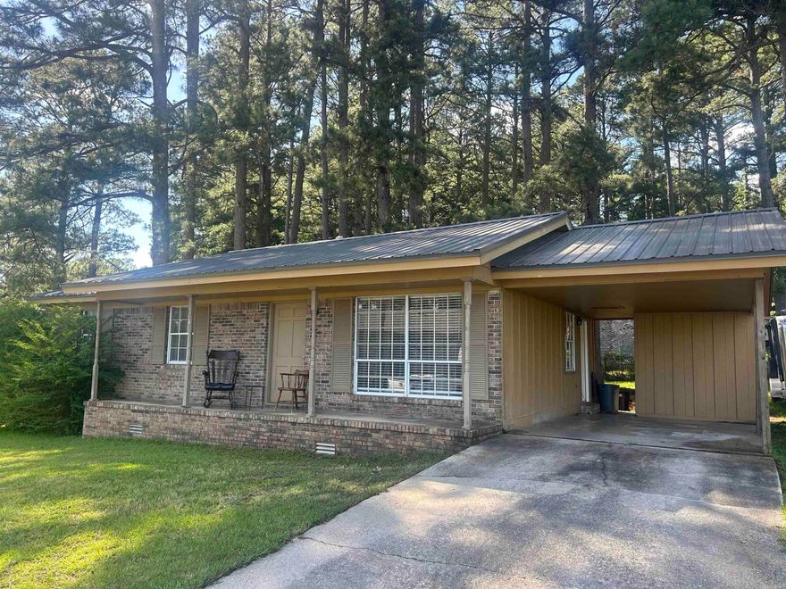 The 3 bedroom, 1.5 bath home has been recently updated within the past year: new flooring, sheetrock, water heater, paint, HVAC, and metal roof. This home is located in town and close to the schools. This home will qualify for a 0% down loan!