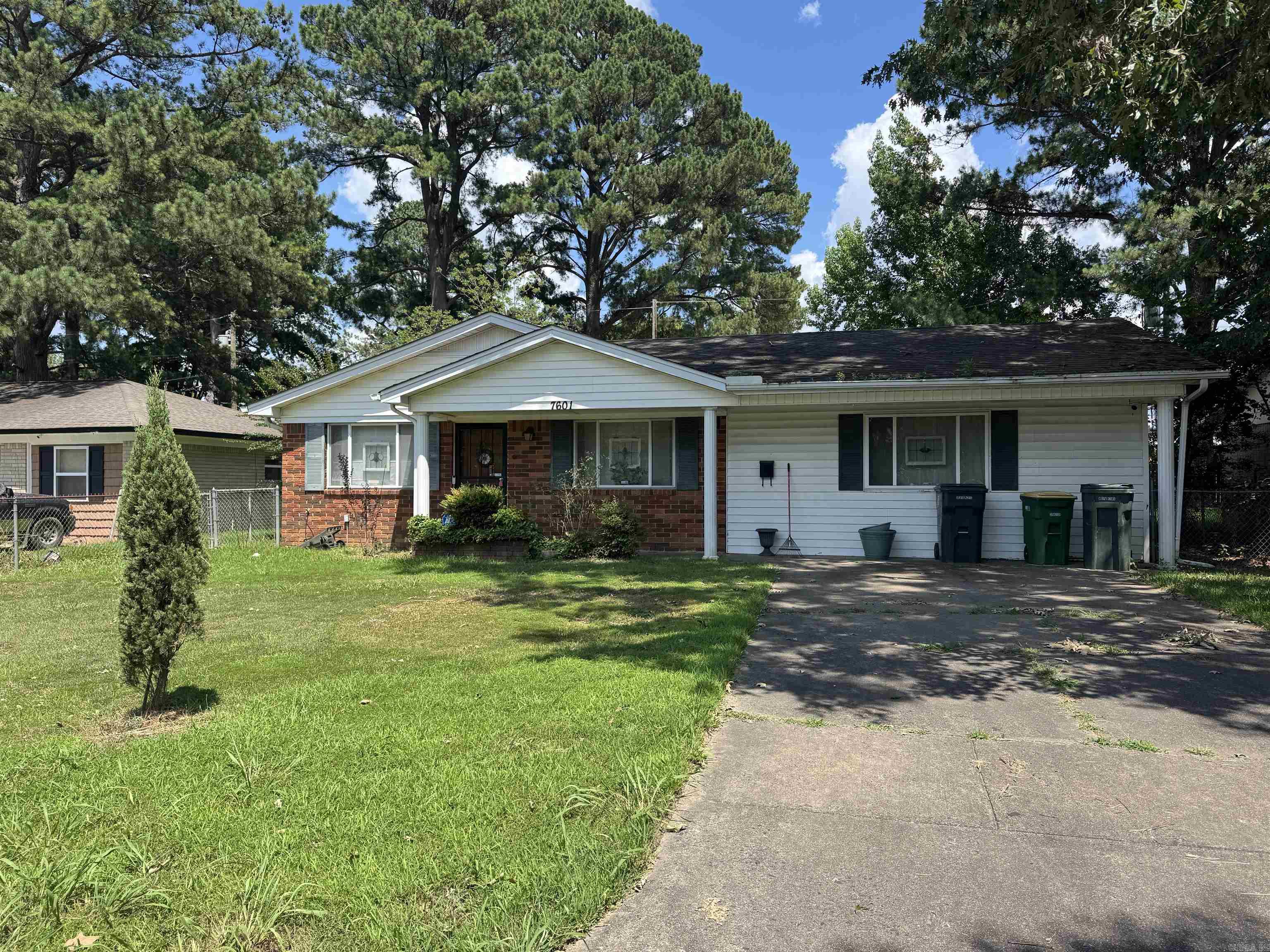One level 4 bed 2 bath plus sunroom. Flat yard with fence and outside storage building. House appears to be in decent shape. Needs cleanout and flooring. Recent foreclosure, not REO or bank owned. Local corporate owner can close quickly. Sold as is, no disclosure. Feel free to look at whatever you want BEFORE submitting an offer, but Seller will not go under contract with an inspection contingency. SEE AGENT REMARKS for offer submission & other interesting info.
