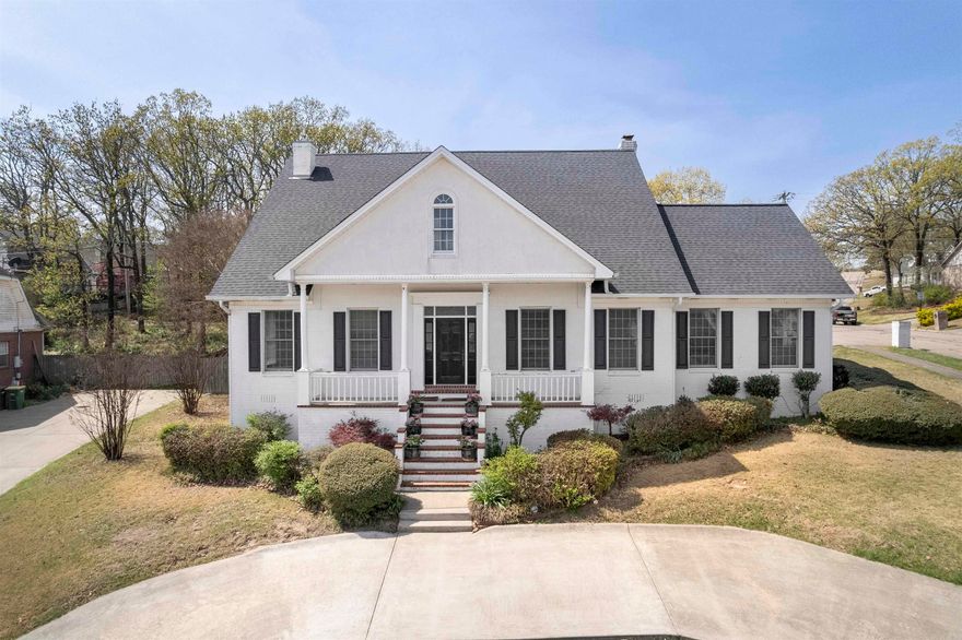 Bring all offers. Overbrook subdivision with pool, trail nearby. Large corner lot with circle drive and extra parking next to 2 car garage. In a convenient area of town, Overbrook pool and amenities. In the Crestwood school District Convenient to all the amenities. 3 Living areas. Custom kitchen with granite counter tops Great sunroom. 2 Masters- one on each level. Laundry rooms 2 Laundry areas and 2 fireplaces. Big game room. New roof 2024. A must see. House has formal and informal areas and is great for family and entertaining. All bedrooms are large & have walk in closets. Come take a look and you will fall in love with this beautiful white house. Downsizing. Price to sell.