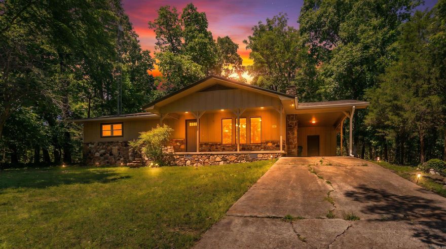 Remodeled Home Near Crown Lake  Recently remodeled home in Horseshoe Bend offering 3 bedrooms, 1.5 baths, and a bonus room on almost one acre. This spacious home features nearly 1,600 square feet with a rock fireplace, large picture window with seasonal lake views, and updated kitchen and baths. A newer roof adds peace of mind, while the back deck overlooks mature forested lots with abundant wildlife. The property also includes a spacious carport, city water, and a peaceful setting just minutes from grocery stores and restaurants. Enjoy nearby access to Crown Lake for fishing and recreation, Turkey Mountain Golf Course, and several area lakes. Priced below average comparable home sales in the area, this property offers excellent value for a full-time residence, vacation getaway, or investment opportunity. Contact us today for more information.