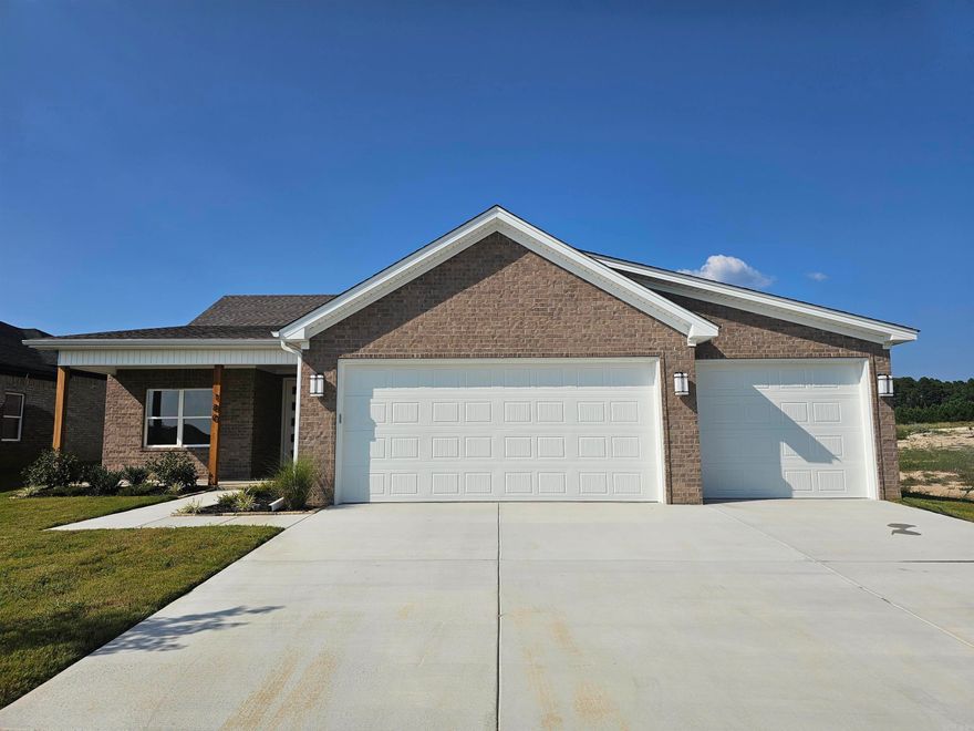 This beautiful new 3 Bedroom, 2 Bathroom home spans 1952 sq.ft. of thoughtfully planned living space. Situated in a sought-after neighborhood, this home offers a dedicated office, a spacious 3 car garage, a fully brick exterior, and foam encapsulated insulation to increase energy efficiency for year-round comfort. Located less than a half mile from Sheridan Middle School and Hope Valley Plaza you’ll enjoy the perfect mix of community amenities and accessibility to shopping, dining, and education. This home is complete.