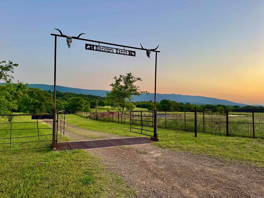 This extraordinary property, nestled between two majestic mountain ranges, offers a diverse array of uses. It’s an outdoorsman’s dream, providing exceptional hunting and fishing opportunities, alongside its potential as a superb cattle and country ranch. The breathtaking beauty of this ranch is hard to capture in pictures or words, making it a truly unique and versatile investment. The ranch offers over 400 acres of sprawling pasture with over 200 feet of elevation, this ranch boasts million-dollar views. The pastureland is fully fenced and has previously been utilized for grazing and hay production. Multiple roads, trails, and gated entry points facilitate the rotation of cattle and access to different areas of the ranch. Adjacent to the Black Mountain Wilderness area, the property offers incredible hunting opportunities, including deer, bear, turkey, and hog hunting. Notable deer have been harvested here, adding to its appeal for hunting enthusiasts. Water is plentiful on this property, with the Black Fork River meandering through, accompanied by Price and Briery Creeks.