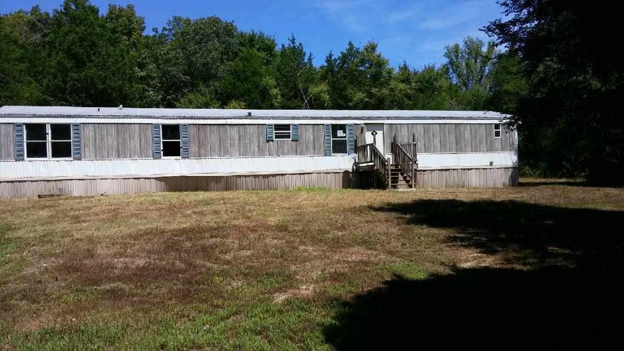 3 acres!!  4br/2ba home.  Large open kitchen with tons of storage.  Spacious living area.  HUD Owned property For Sale.  For information on bidding, Earnest Money procedures and more, visit:  www.HUDHomestore.com.  Please refer to HUDHomeStore.com for the most recent bidding period details and information on this property.  Property is Sold “AS IS”.  All Offers are to be submitted electronically at:  www.HUDHomeStore.com.  (SEE AGENT CONFIDENTIAL REMARKS FOR FURTHER INSTRUCTIONS)