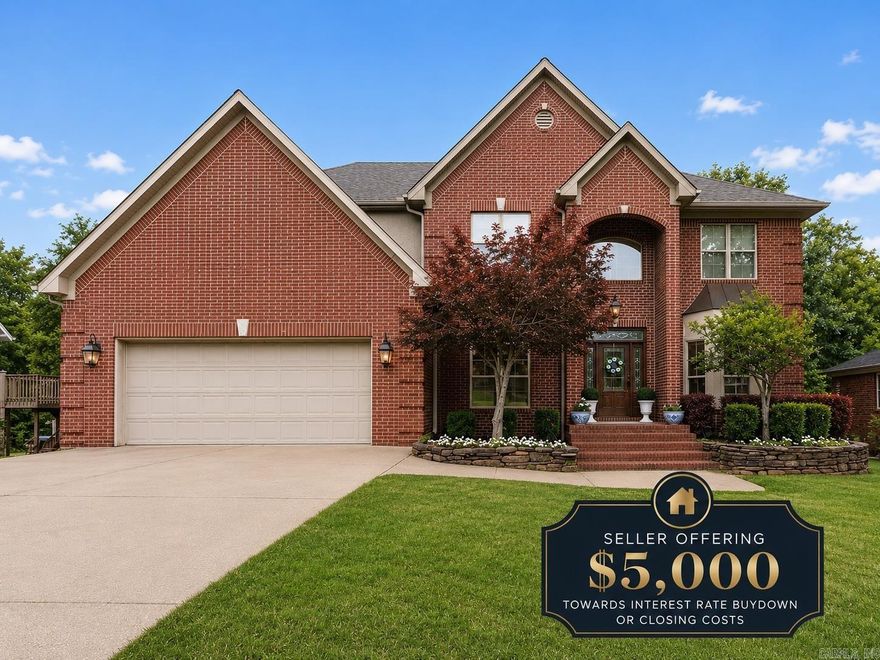 $5,000 Credit offered! Welcome home to this stunning property in the sought-after Calico Creek/Timber Creek subdivision! With 6 BRs, 4 full baths, and 2 half baths, there's room for everyone, plus generous closets and storage throughout! The walk-out basement is full of natural light with a kitchenette and full bath, making it a perfect in law quarters, second living space, private guest suite, or setup for extended family for generational living! Out back, you'll find one of the rare lots that backs up to green space and Five Mile Creek. Two patios give you room to spread out, an upper patio just off the kitchen, and a large lower patio with a fire pit that's made for slow evenings and good company. Two laundry rooms (main level and upstairs off the primary closet) keep life easy. Recent updates include a new 30-year architectural roof (2024), granite countertops, updated fixtures and hardware, new upstairs flooring (2026), and newer HVAC systems for both levels. Additional features: gas fireplaces in the living room and primary bedroom, sprinkler system, and access to Overbrook amenities including the community pool, tennis courts, trails, and playground! Don't wait on this one!