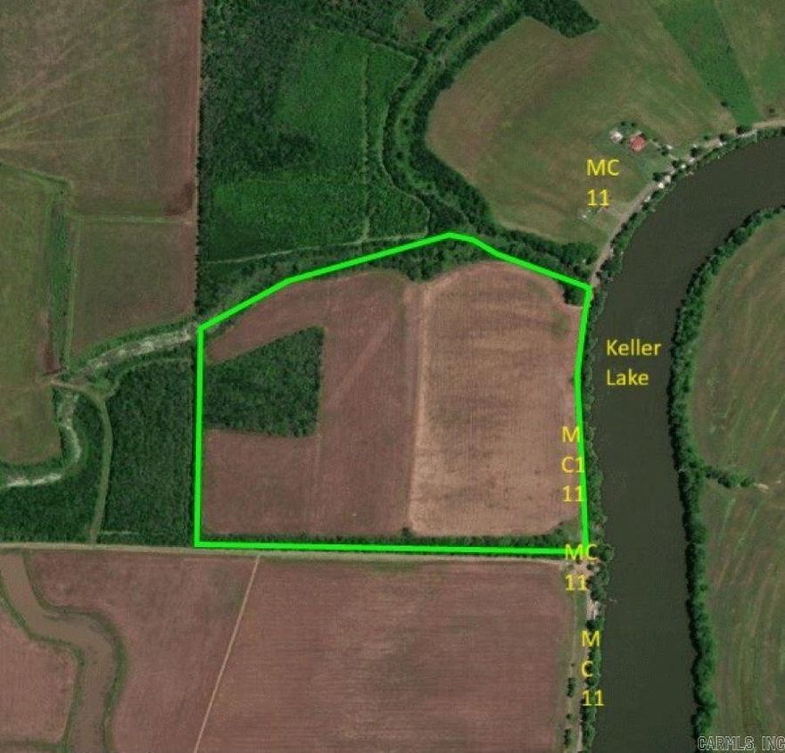 Farm land. Recent crops have been and are wheat and soy.