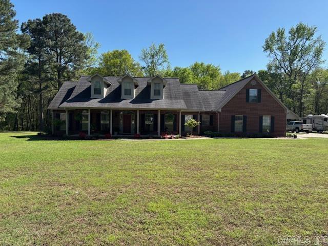 BEAUTIFUL CUSTOM HOME IN DEERWOOD ESTATES OFFERS APPROX. 2963 SQ. FT. OF LIVING SPACE SITUATED ON APPROX. 3 MANICURED ACRES. Great kitchen with large Island, abundant counter space and Granite. Formal Dining Area. Woodburning fireplace in large family area. Separate office space with builtins. Large laundry area with builtins. Central A/C & Heat. Crown moulding throughout. Covered patio with views of the 18 x 36 Inground pool with vinyl fencing.