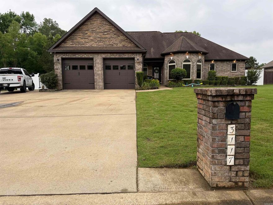 This meticulously crafted custom home offers 3 spacious bedrooms and 2 full bathrooms, featuring elegant crown molding and extra trim details throughout. The master suite is a true retreat with a luxurious en-suite bathroom, complete with a double vanity, a walk-in custom shower, and separate his-and-hers closets.  Step outside to a picturesque backyard, fully enclosed with privacy fencing and perfect for entertaining or relaxing under the covered patio. This home combines comfort, style, and quality craftsmanship in every detail.