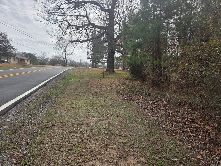 Nice wooded 17 acre +/- rectangle tract of land between Pangburn & Searcy with some road frontage on Hwy 16 just north of 3209 Hwy 16. No restrictions & electric & water are at the road. There is a utility easement running diagonal through the back 1/3 of the tract that would make a good shooting lane. Best of both worlds, having hunting woods in back & clearing for a driveway & house towards the front. Located just North of Mt. Side Dr. & 3209 AR16 on West side of Hwy 16. No mineral rights are available & no seller property disclosure will be available. See agent remarks.