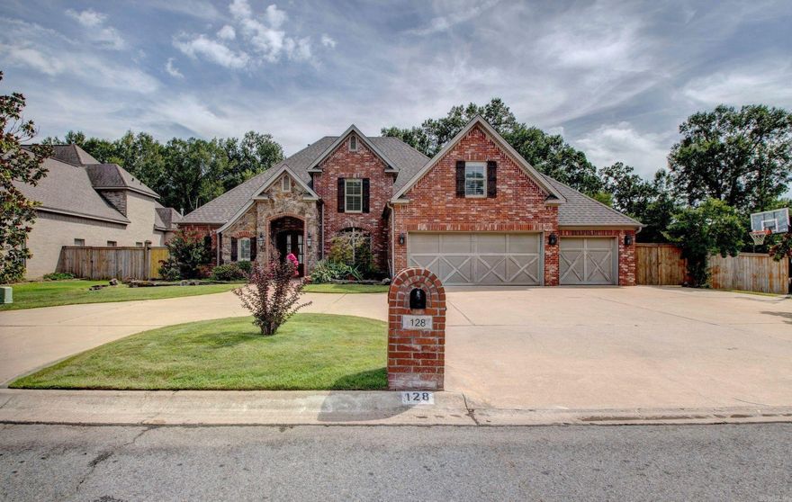 Fantastic custom golf course home on oversize lot with green space for extra privacy. New roof 24. Pool liner 21, sand & salt gen 24. Gourmet kitchen with Viking appliances, warming drawer and beverage cooler. Large island with seating area. New paint in most of the home. New flooring downstairs and shared area on 2nd floor. Large windows in kitchen and living area overlook pool and back yard. Big master bedroom with trey ceiling. Master bath has separate tub and shower. Master closet large enough for everyone’s clothes. Upstairs opens up to 3 brs, 2 baths and a bonus room. 2 brs share a Jack & Jill bath. The other bathroom is for 3rd bedroom and bonus room. Multiple closets and access to floored attic for additional storage. Outside enjoy a beautiful saltwater pool with covered and uncovered patio. Plenty of yard to bring in any extra toys for any age. Perfect home for everyone to have their own space or entertain as many people as you want to come over. Circular driveway helps keep people from being blocked in. 3 car garage has epoxy coating to make it easy to keep clean. Additional doorway from garage to back yard. Extra landscaping and sprinkler to help stay beautiful all year.