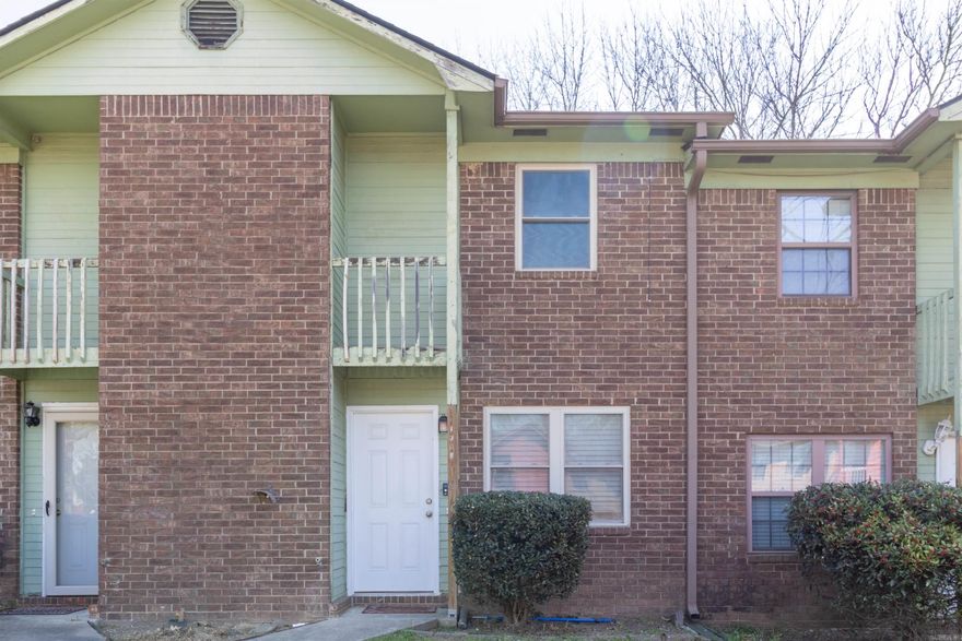 Fully renovated 2BR/1.5BA townhome in Russellville with modern finishes throughout! The stunning kitchen is the showpiece, featuring dark shaker cabinetry, eye-catching resin-topped countertops, a large center island with breakfast bar, stainless steel appliances, stylish backsplash, and gold hardware accents. The open-concept main level flows seamlessly from kitchen to living area, all set on durable luxury vinyl plank flooring. A convenient half bath serves the main floor. Upstairs, two spacious bedrooms offer ceiling fans and ample closet space, along with a beautifully updated full bath showcasing a tiled walk-in shower with modern black fixtures. A versatile bonus area works perfectly as a home office. Step outside to your private patio for morning coffee or evening relaxation. Low-maintenance living with a $60/mo HOA covering lawn care and trash pickup. VA, FHA, and conventional financing welcome. Located near Arkansas Tech University with easy access to University Drive. Move-in ready!