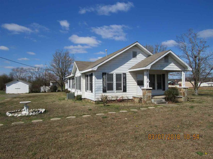 Older home across from Vilonia Schools, 2 bedrooms, 2 living areas, central heat & air, gas range/oven, refrigerator, washer & dryer, mudroom, 2 storage buildings, storm shelter. No pets.