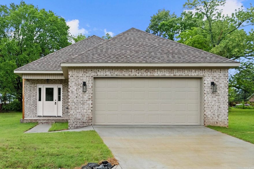 Beautiful all brick new construction on a massive oversized corner lot. Minutes from everything. Hardwoods in the living room, tile in the wet areas, and luxury carpet in the bedrooms. Granite throughout. All cabinets and shelving are custom built. All electric for easy maintenance. Construction is due to be complete on June 10th. Updated professional pictures to follow.