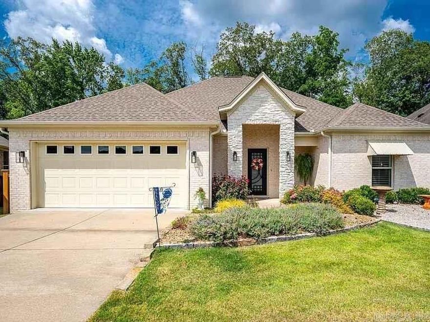 This gorgeous custom built home sits within the highly sought after Gap Creek community.  This newer construction home is only 8 years old and looks brand new. With 3 bed/2 bath, it boasts a wonderful open floor plan with spacious dining, kitchen and living areas, has high ceilings, quartz countertops, gas range, stone fireplace powered, safe room, plantation shutters and remote window shades (raised and lowered with the touch of a button) are just a few of the upgrades.  Additional upgrades include low E windows, HVAC upgraded to a 17 seer, custom refrigerator, custom cabinets, ice maker and recirculating hot water system. The Living, dining and kitchen have tons of natural light.   Store your holiday decor with ease, because there is full staircase attic access (no pull down ladders in here!). The primary suite has a huge closet with a vanity.  Take a seat on your large screened-in back porch and relax knowing that you've bought an outstanding, well built home that has been immaculately cared for. Enjoy the walking trails and parks throughout Gap Creek. If you have been looking for a home with all the upgrades, schedule a showing for this beauty today.